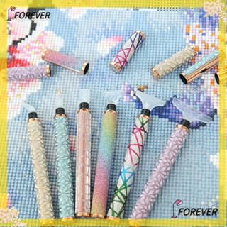 FOREVER ปากกาปักครอสสติตช์คริสตัล 5D กันลื่น แบบเปลี่ยน สําหรับปักครอสสติตช์ DIY