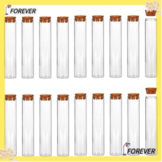 FOREVER หลอดทดลองวิทยาศาสตร์ 25×120 มม. 18 ชิ้น พร้อมจุกไม้คอร์กใส สําหรับเกลืออาบน้ํา