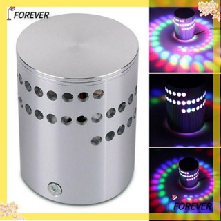 Forever โคมไฟติดผนัง LED อลูมิเนียม RGB ตกแต่งที่มีสีสันพร้อมรีโมทคอนโทรลเกลียวระเบียงโคมไฟ KTV