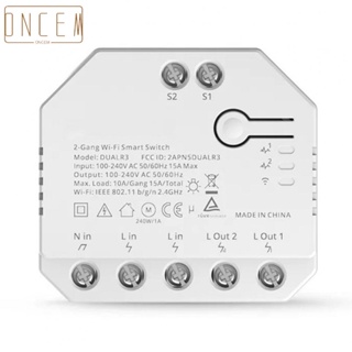 【ONCEMOREAGAIN】SONOFF DualR3/Lite 2Way Switch Smart Home Refit Wireless WIFI APP Remote Control