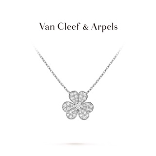 [พร้อมส่ง] สร้อยคอทองคําขาว ขนาดเล็ก ลาย Vca Van Cleef &amp; Arpels Frivole Yellow K Gold K Gold [ของขวัญวันเกิด]