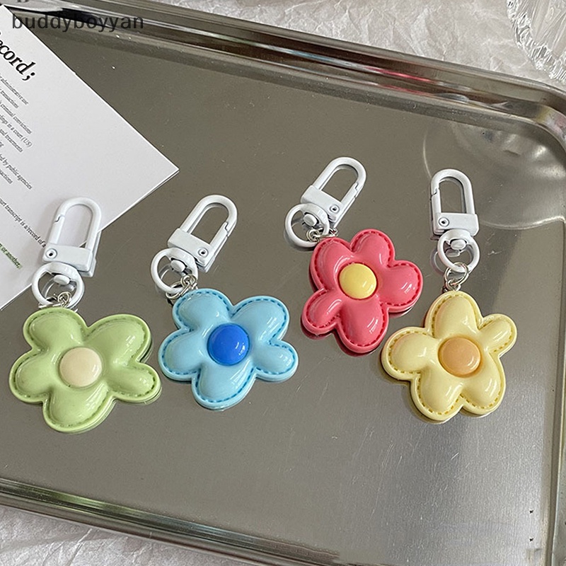 Bbth จี้พวงกุญแจ รูปดอกไม้น่ารัก สีแคนดี้ สําหรับตกแต่งกระเป๋า หูฟัง DIY