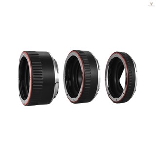 Fw Andoer Brand New Upgraded Macro Extension Tube Set 3-Piece 13mm+21mm+31mm Auto Focus Extension Tube Rings for  EOS Camera Body and Lens of The 35mm SLR for  all EF and