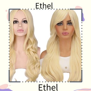 Ethel1 วิกผมคอสเพลย์ วิกผมหน้าม้า ทนความร้อน สําหรับผู้หญิง ตุ๊กตาบาร์บี้