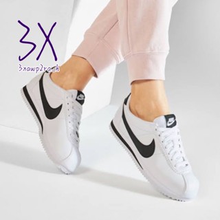 พร้อมส่ง nike cortez classic สี White / Black ของแท้ 100% พร้อมกล่อง รองเท้า