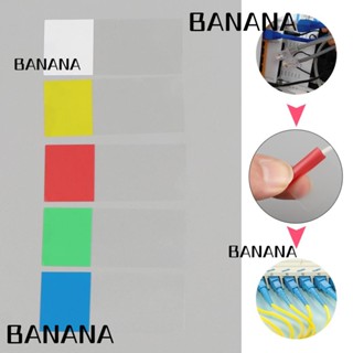 Banana1 ป้ายฉลากสายไฟเบอร์ออแกไนเซอร์ มีกาวในตัว กันน้ํา สําหรับจัดเก็บสายเคเบิ้ล