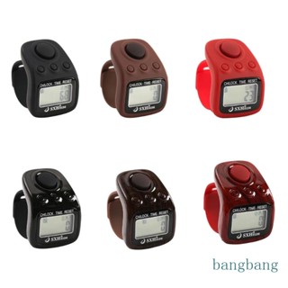 Bang เครื่องนับจํานวนดิจิทัล หน้าจอ LCD 6 หลัก สําหรับถักโครเชต์