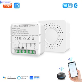 Tuya Zigbee Wifi Smart Dimmer Switch Module Breaker Smart Life Control ทำงานร่วมกับ Alexa Yandex Alice Google Home Need Neutral KDURANT