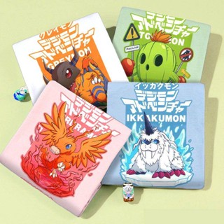 เสื้อยืดแขนสั้น พิมพ์ลายอนิเมะ Digimon Joint แฟชั่นฤดูร้อน สําหรับเด็กผู้ชาย