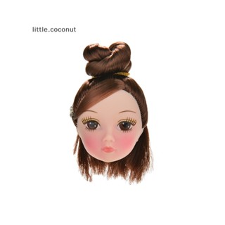 [little.coconut] หัวตุ๊กตาบาร์บี้ สีน้ําตาล สําหรับตุ๊กตาบาร์บี้ 9 นิ้ว 1 ชิ้น