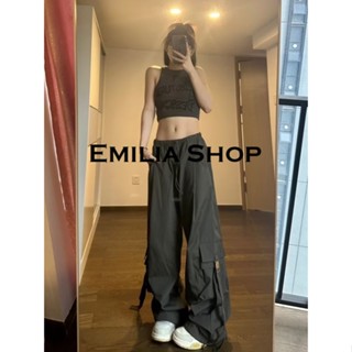 EMILIA SHOP BH&amp;SHOP กางเกงขายาว กางเกงขายาวผู้หญิง สไตล์เกาหลี  สบาย Chic Beautiful พิเศษ A93L6YJ 36Z230909