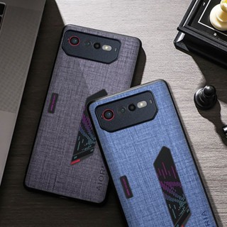 เคสโทรศัพท์มือถือ ผ้าพรีเมี่ยม ป้องกันรอยขีดข่วน 6D สําหรับ asus rog phone 7 6 asus rog phone 6