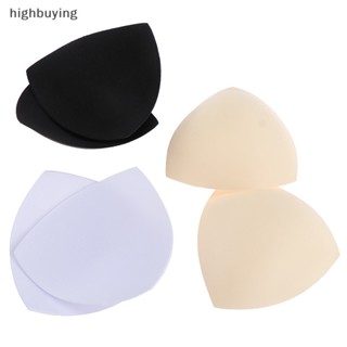 [highbuying] แผ่นโฟมฟองน้ํา ทรงสามเหลี่ยม เสริมหน้าอก คัพหน้าอก สําหรับผู้หญิง พร้อมส่ง