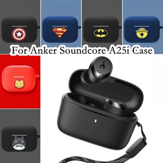 【ของแท้】เคสหูฟัง แบบนิ่ม ลายการ์ตูนมินิมอล สําหรับ Anker Soundcore A25i Anker Soundcore A25i