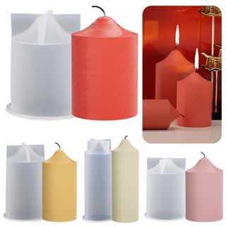 Cylinder Silicone Candle Molds for Candle Making Pillar Mold DIY Aromatherapy