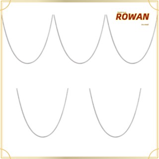 Rowans สร้อยคอโซ่งู เงินแท้ 925 16 18 20 22 24 นิ้ว สไตล์พังก์