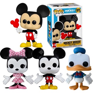 Disney Funko POP ตุ๊กตามิกกี้เมาส์ โดนัลด์ดั๊ก 1075 01 มินนี่ 23 โดนัลด์ดั๊ก 31 สําหรับตกแต่งห้องเด็ก ของที่ระลึก