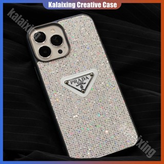 เคสโทรศัพท์มือถือ ลายโลโก้ Prada 2 in 1 พร้อมฟิล์มเลนส์ สําหรับ iPhone 14 Pro Max 13 Pro Max 12 Pro Max 11
