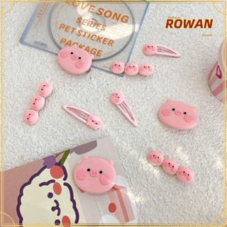 Rowans กิ๊บติดผม สําหรับผู้หญิง สีชมพู กิ๊บน่ารัก