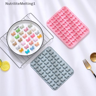 [NutriliteMelting1] แม่พิมพ์ซิลิโคน รูปโบว์ 45 ช่อง ไม่เหนียวติด สําหรับทําขนมหวาน ช็อคโกแลต เยลลี่ น้ําแข็ง DIY 1 ชิ้น [TH]