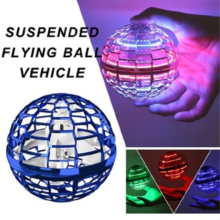 Magic Flying Ball Toy Mini Drone with RGB Lights 360° Rotating Spinning UFO