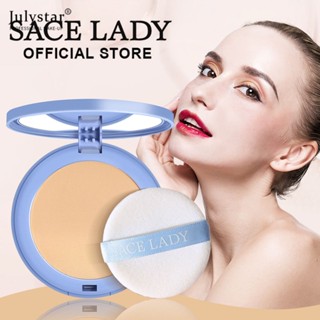 JULYSTAR SACE LADY แป้งผสมรองพื้นควบคุมความมัน Waterproof Matte Face Powder Bedak Original