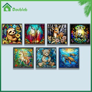 【Doub X ✮】ภาพวาดปักเพชรครอสติส รูปสัตว์ 5D DIY สําหรับตกแต่งบ้าน ✮