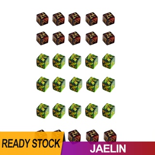 ลูกเต๋านับจํานวน 6 ด้าน 10 ชิ้น +1 -1 เกมของเล่น [Jaelin.th]