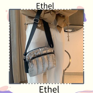 Ethel1 กระเป๋าสะพายไหล่ กระเป๋าถือแฟชั่น สายกว้าง ทรงเมสเซนเจอร์ สําหรับสตรี