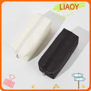 Liaoy กระเป๋าเครื่องสําอาง ถุงกระดาษทิชชู่ แต่งซิป กันน้ํา