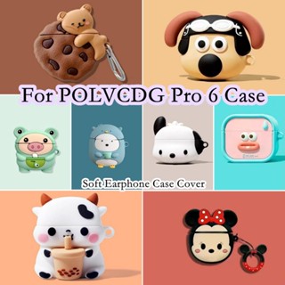 【imamura】เคสหูฟัง แบบนิ่ม ลายการ์ตูน สําหรับ POLVCDG Pro 6 POLVCDG Pro 6