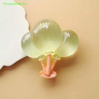 Peacellow ลูกโป่งเรซิ่น เรืองแสงในที่มืด แฮนด์เมด DIY อุปกรณ์เสริม สําหรับทําเครื่องประดับ 10 ชิ้น