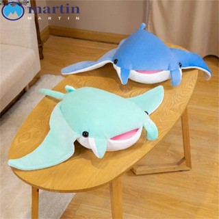 Martin Fish Manta Ray หมอนตุ๊กตานุ่ม ของขวัญสําหรับเด็ก ตกแต่งโซฟา เตียง หมอนยัดไส้ ของเล่นตุ๊กตาคริสต์มาส