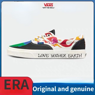 Vans ERA Defend the Earth รองเท้าผ้าใบลําลอง ปักลาย สําหรับผู้ชาย ผู้หญิง VN0A4U39WZ2