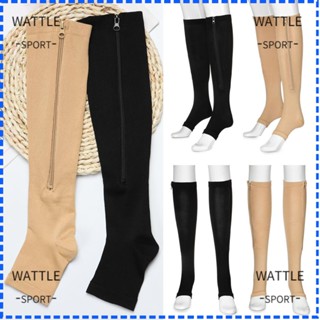 Wattle ถุงเท้ากีฬา แบบหนา แบบพกพา ป้องกันเส้นเลือดขอด