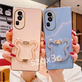 ใหม่ เคสโทรศัพท์มือถือ TPU นิ่ม ปิดด้านหลัง ลายการ์ตูนหมีน่ารัก วิบวับ สําหรับ OPPO Reno10 Pro+ Reno 10 Pro Plus 8 5G A78 A58 4G 2023 A78