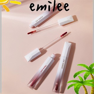 Emilee ลิปกลอส เครื่องสําอาง เนื้อแมตต์ กันน้ํา ติดทนนาน