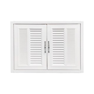 Electrol_Shop-CLOSE ตู้แขวนคู่ รุ่น STROM-01 ขนาด 87.8x33.80x67.50 ซม. สีขาว สินค้ายอดฮิต ขายดีที่สุด