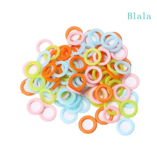 Blala ตะขอพลาสติก ทรงกลม สําหรับถักโครเชต์ 100 ชิ้น DIY