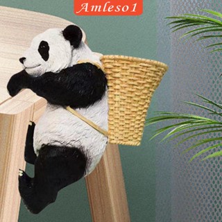 [Amleso1] ฟิกเกอร์แพนด้า ของขวัญ สําหรับตกแต่งบ้าน สวน