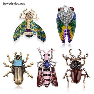 [jewelryboxes] เข็มกลัดคริสตัล รูปสัตว์ แมลง ผึ้ง เครื่องประดับ ของขวัญบูติก