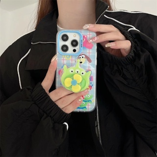 เคสป้องกันโทรศัพท์มือถือ ลายการ์ตูน Buzz Lightyear น่ารัก หมุนได้ สองชั้น สําหรับ Apple iphone 13 11 12 13 14 14pro max 11 12 13pro 14pro 12pro