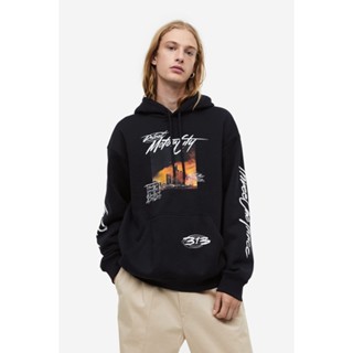 H&amp;M  Man Relaxed Fit Printed hoodie 1122659_4