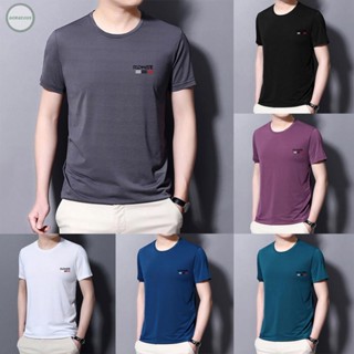 GORGEOUS~Male Gentlemen Mens Tops Daily Loose Polyester Quick Drying Shirt Summer