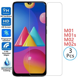 ฟิล์มกระจกนิรภัยกันรอยหน้าจอ สําหรับ Samsung M02S M01s M01s Galaxy M 01 02 02m 02m Samsun Samsumg Sansung N