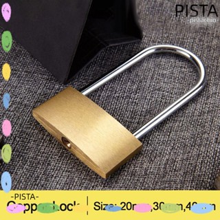 Pista กุญแจล็อกทองแดง 3 คีย์ ขนาดเล็ก เครื่องมือรักษาความปลอดภัย สําหรับบ้าน