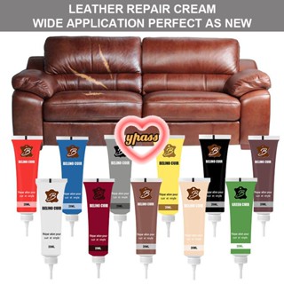 CYREAL 【 Fast Delievery 】 【 Ready Stock 】 20ml Leather Repair Cream Home Car Seat Leather Complementary Repair Gel Auto Car Seat Sofa Coats Holes Scratch Cracks Repair