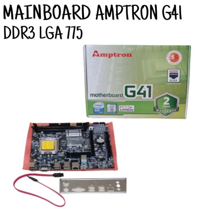 เมนบอร์ด Amptron G41 DDR3 LGA 775