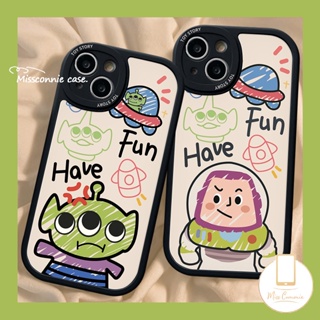 เคสโทรศัพท์มือถือ Tpu แบบนิ่ม ลายการ์ตูนเอเลี่ยน Buzz Lightyear สําหรับ IPhone 7Plus 11 13 11 14 12 Pro Max XS Max X XR 8Plus 6 8 7 6s Plus SE 2020