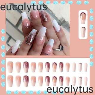 Eucalytus1 เล็บปลอม แบบกด เต็มเล็บ Luciite